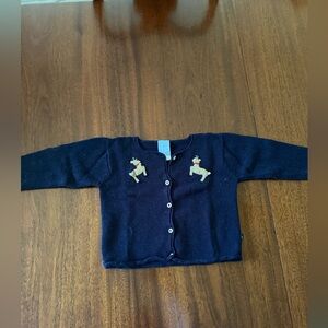 Bella bliss Rudolph reindeer cardigan